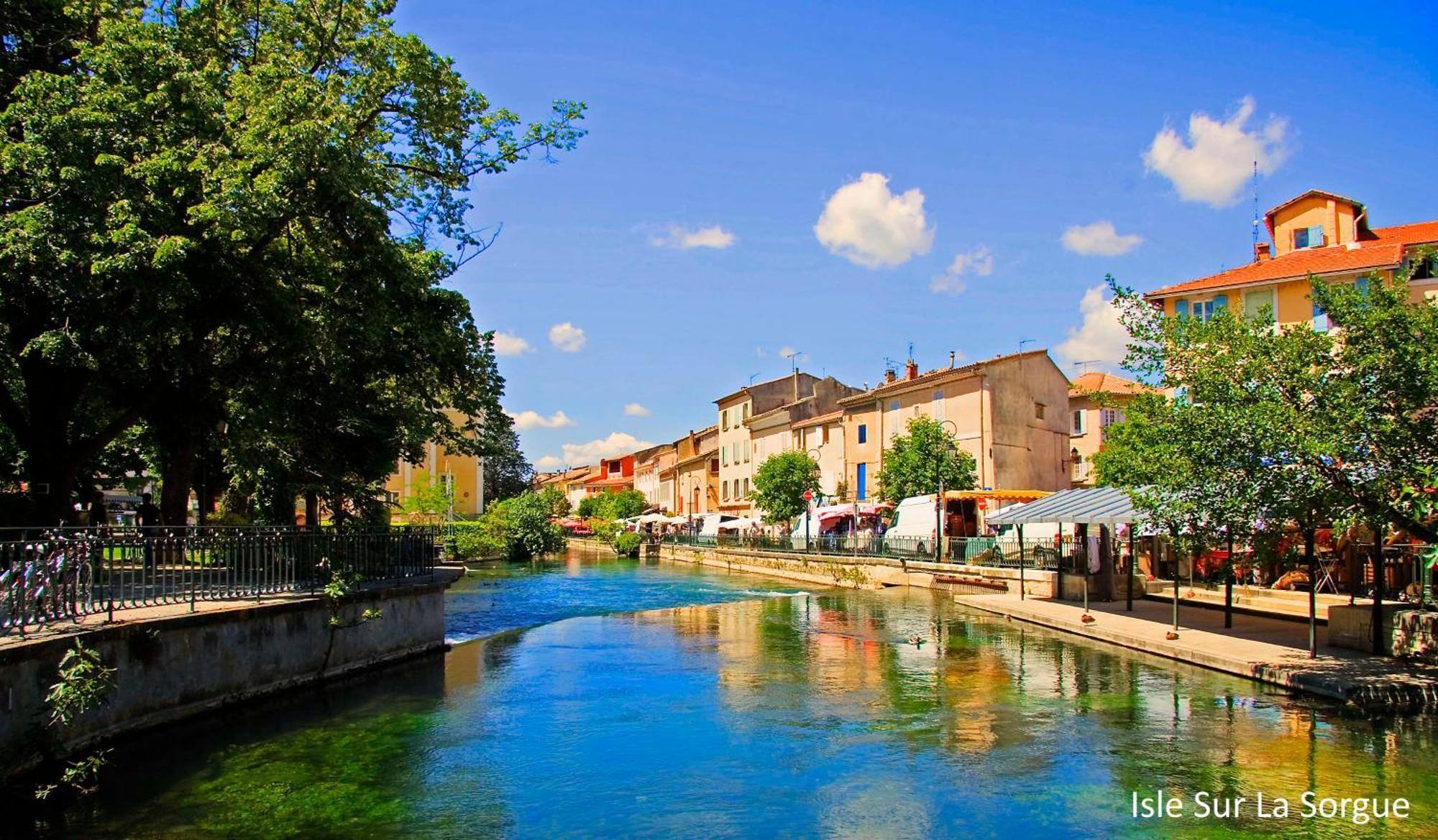 "La Massette Du Cheval Blanc" Villa De Caractere En Pierre LʼIsle-sur-la-Sorgue Exterior foto