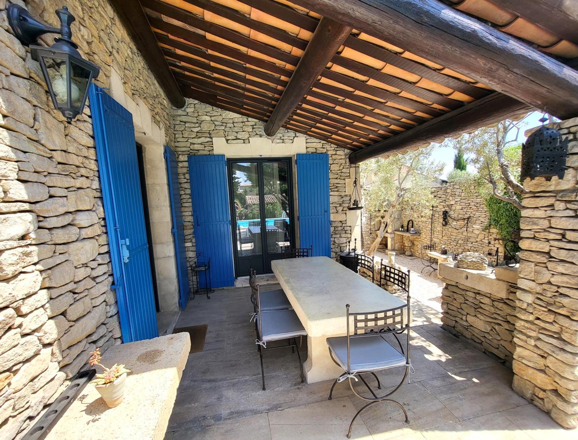 "La Massette Du Cheval Blanc" Villa De Caractere En Pierre LʼIsle-sur-la-Sorgue Exterior foto