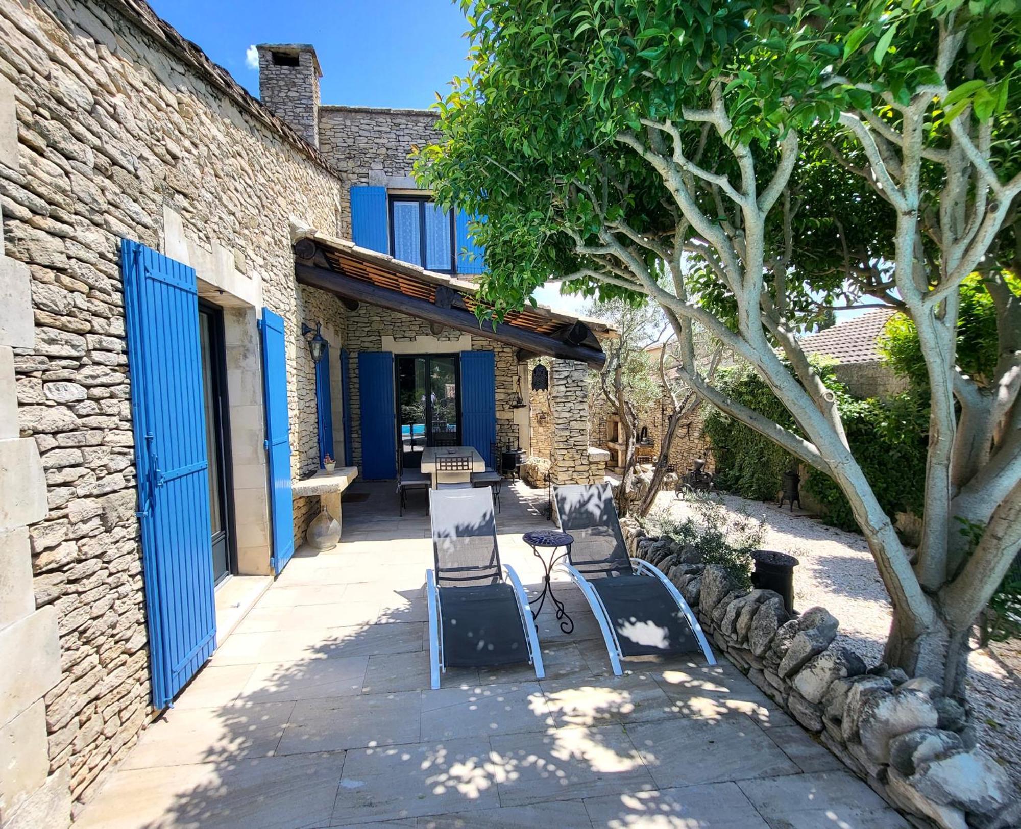 "La Massette Du Cheval Blanc" Villa De Caractere En Pierre LʼIsle-sur-la-Sorgue Exterior foto