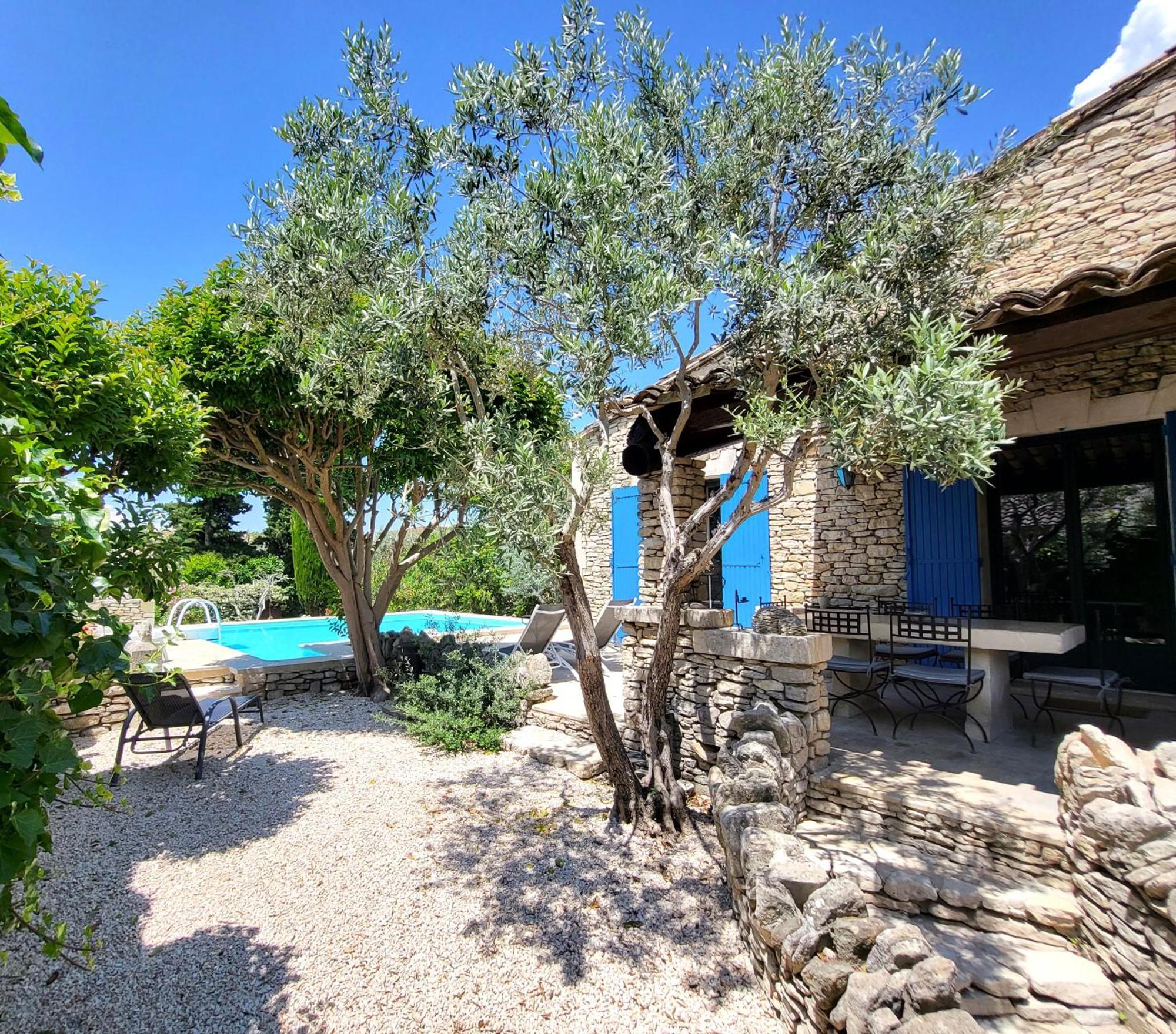 "La Massette Du Cheval Blanc" Villa De Caractere En Pierre LʼIsle-sur-la-Sorgue Exterior foto
